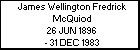 James Wellington Fredrick McQuiod