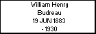 William Henry Budreau
