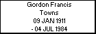 Gordon Francis Towns