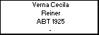 Verna Cecila Reiner