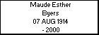 Maude Esther Byers
