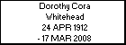 Dorothy Cora Whitehead