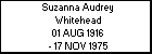 Suzanna Audrey Whitehead