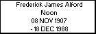 Frederick James Alford Noon