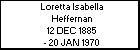 Loretta Isabella Heffernan