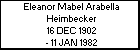 Eleanor Mabel Arabella Heimbecker