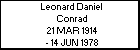 Leonard Daniel Conrad