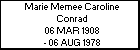 Marie Memee Caroline Conrad