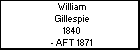 William Gillespie