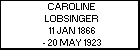 CAROLINE LOBSINGER