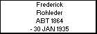 Frederick Rohleder