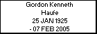 Gordon Kenneth Haufe
