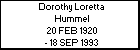 Dorothy Loretta Hummel