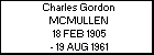 Charles Gordon MCMULLEN