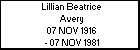 Lillian Beatrice Avery