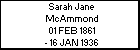 Sarah Jane McAmmond