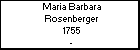 Maria Barbara Rosenberger