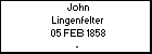 John Lingenfelter