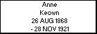 Anne Keown