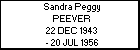 Sandra Peggy PEEVER