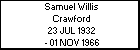 Samuel Willis Crawford