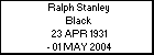Ralph Stanley Black