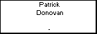 Patrick Donovan