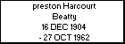 preston Harcourt Beatty