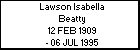 Lawson Isabella Beatty