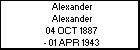 Alexander Alexander