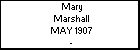 Mary Marshall