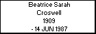 Beatrice Sarah Croswell