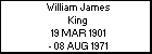 William James King