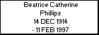 Beatrice Catherine Phillips