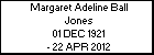 Margaret Adeline Ball Jones