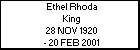 Ethel Rhoda King