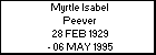 Myrtle Isabel Peever