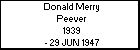 Donald Merry Peever