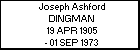 Joseph Ashford DINGMAN
