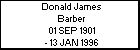 Donald James Barber