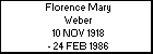 Florence Mary Weber