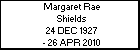 Margaret Rae Shields