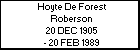 Hoyte De Forest Roberson