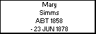 Mary Simms