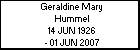 Geraldine Mary Hummel