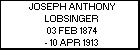JOSEPH ANTHONY LOBSINGER