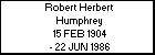 Robert Herbert Humphrey