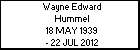 Wayne Edward Hummel