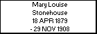 Mary Louise Stonehouse