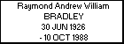 Raymond Andrew William BRADLEY